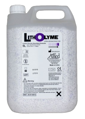 Абсорбент вуглекислого газу для анестезiї LIТHOLYME